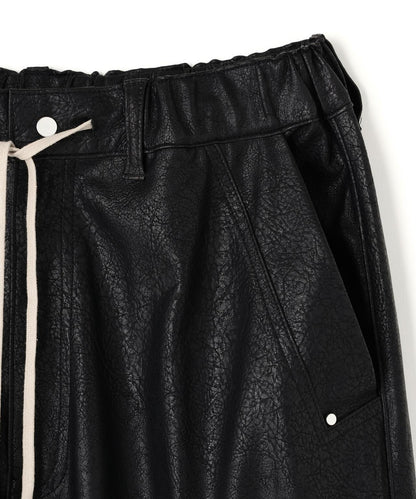 DankeSchon/ダンケシェーン PU LEATHER BAGGY CARGO PANTS 工裝褲