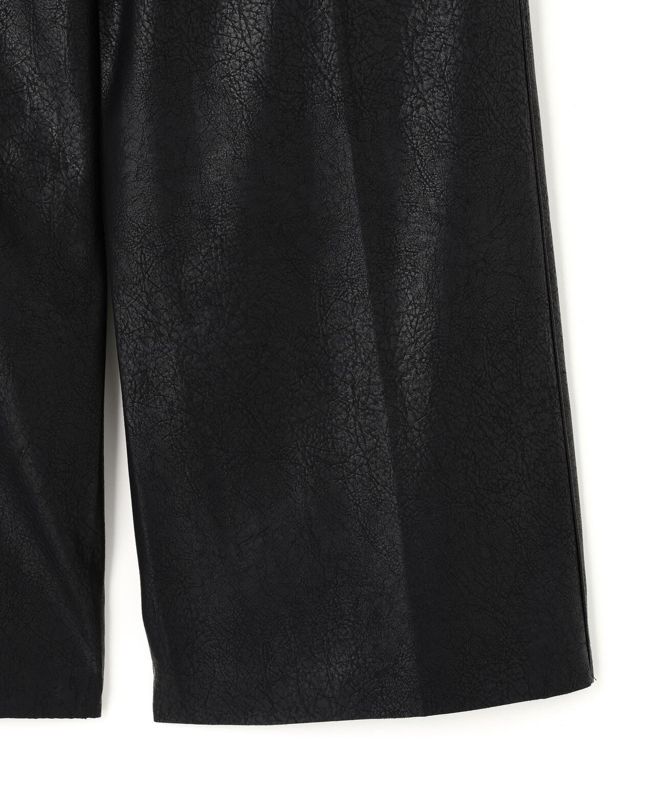 DankeSchon/ダンケシェーン PU LEATHER BAGGY CARGO PANTS 工裝褲