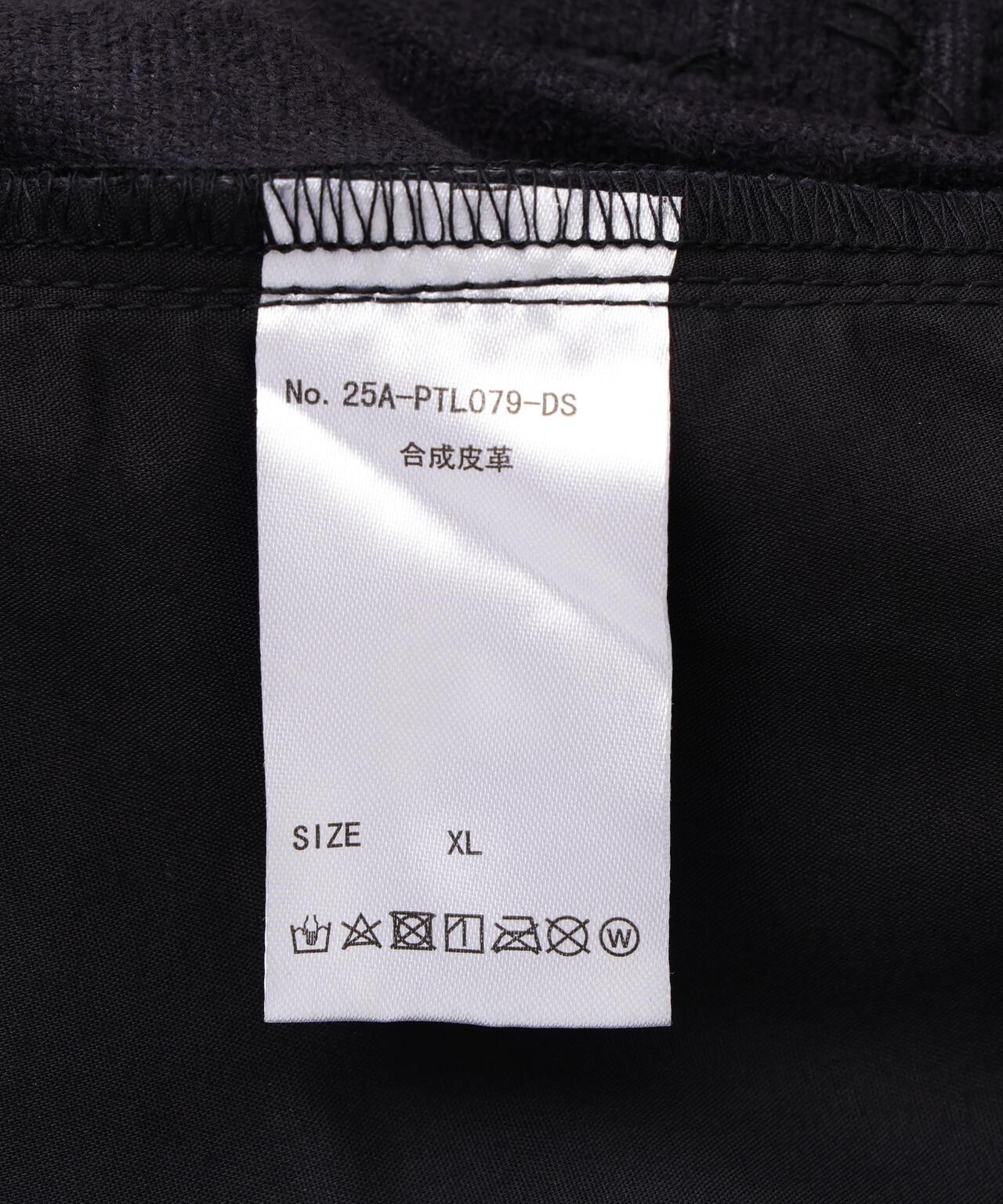 DankeSchon/ダンケシェーン PU LEATHER BAGGY CARGO PANTS 工裝褲