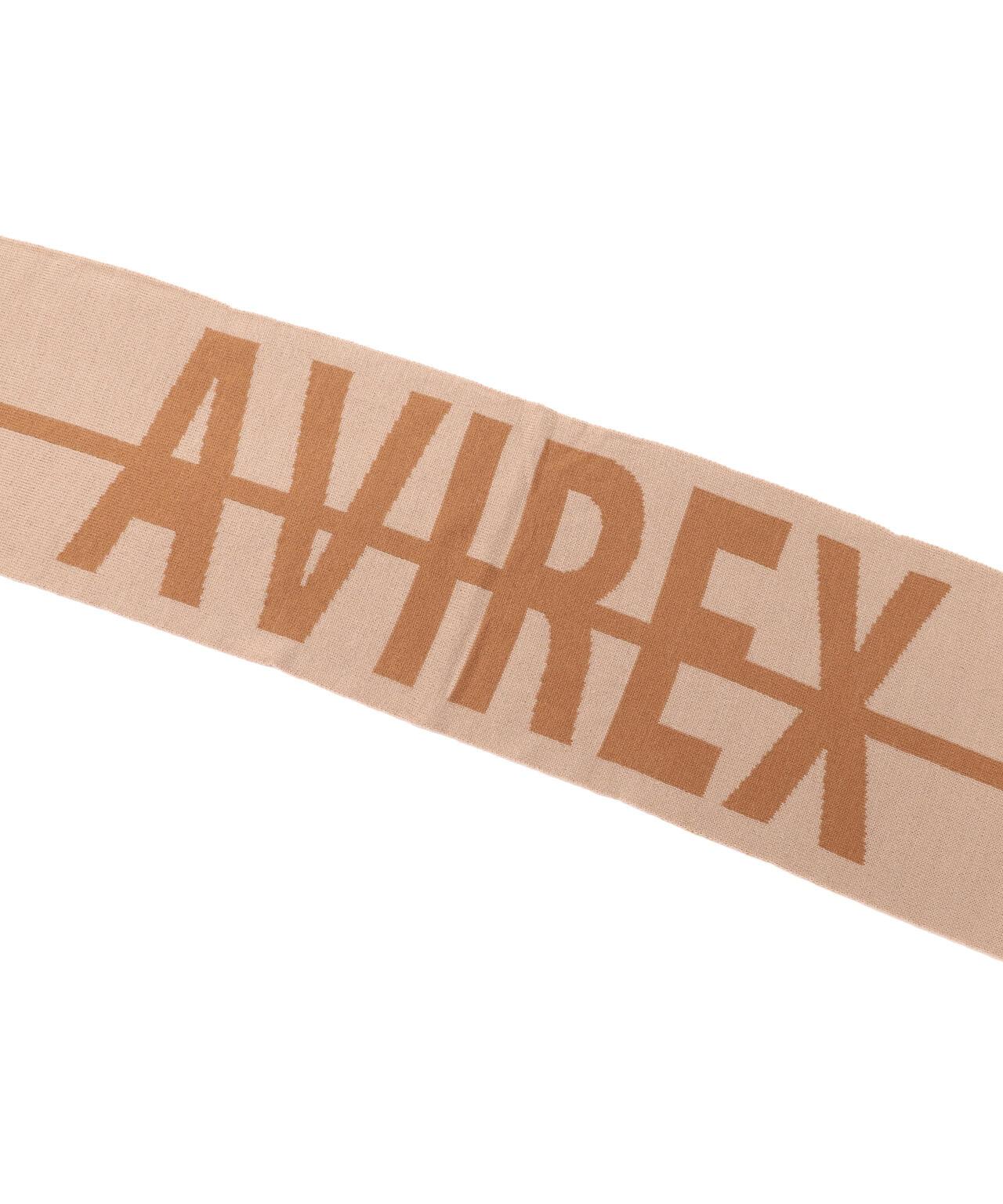 AVIREX LOGO SOCCER SCARF logo圖案圍巾（直營店限定）