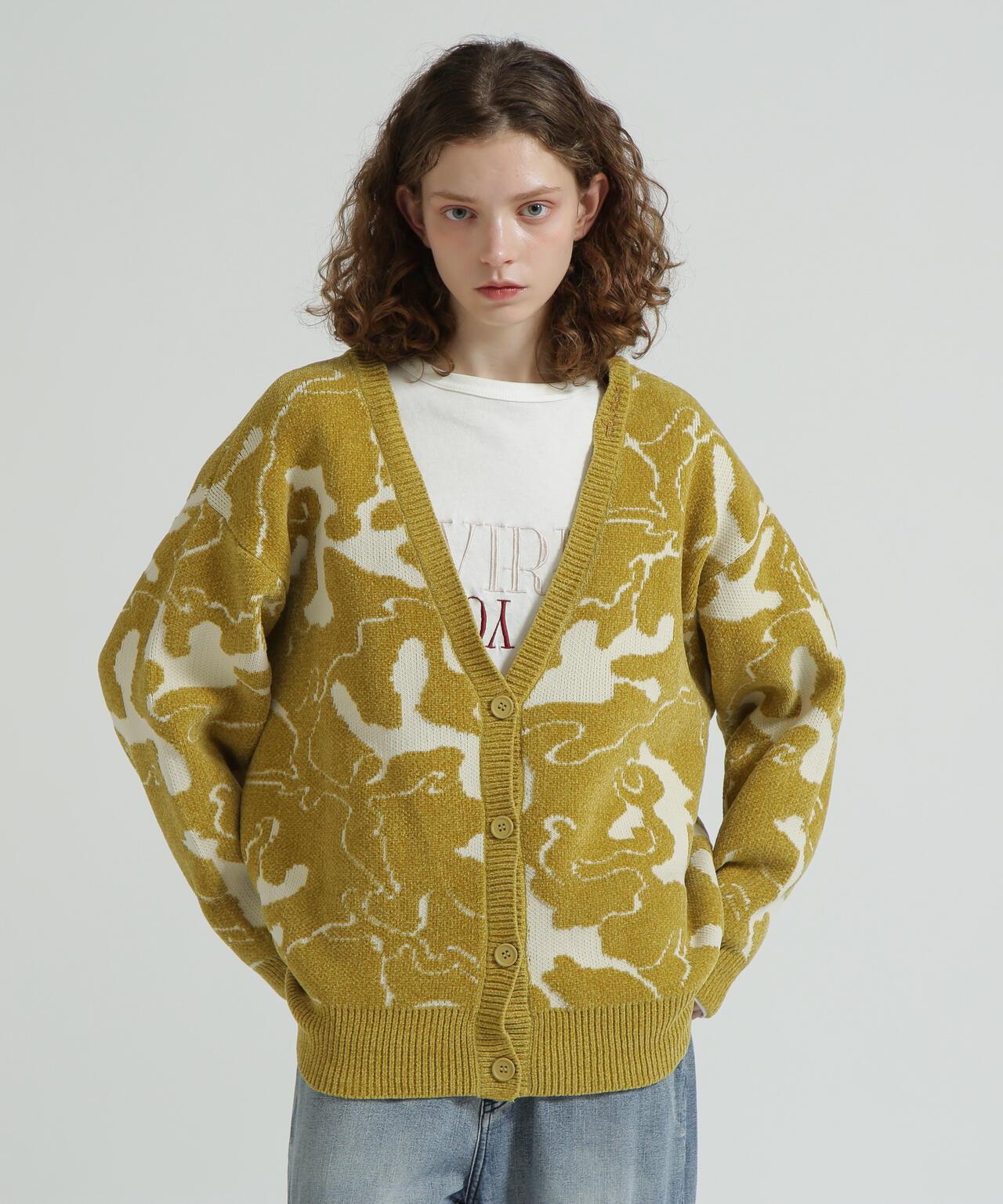 BOUCLE CAMO KNIT 針織開衫（門店限定）
