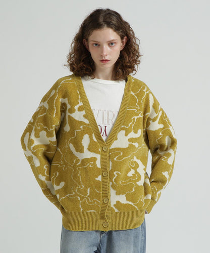 BOUCLE CAMO KNIT 針織開衫（門店限定）
