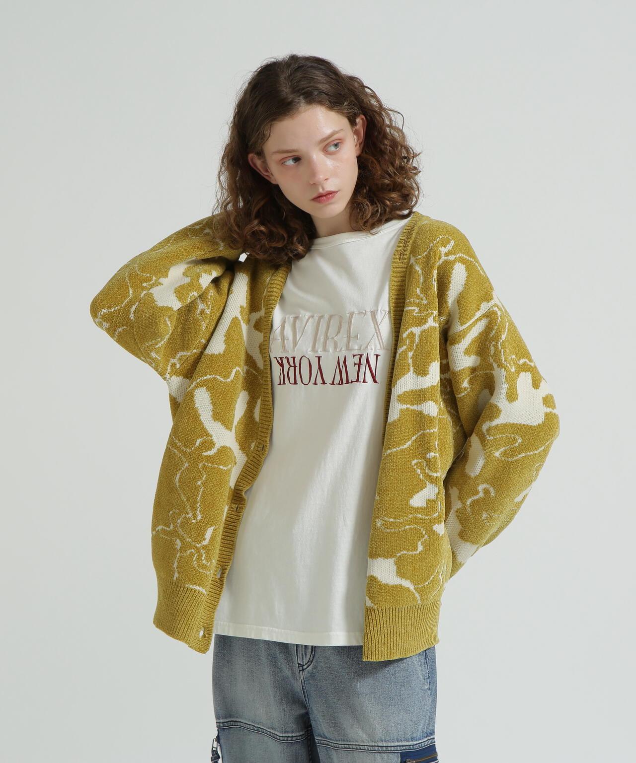 BOUCLE CAMO KNIT 針織開衫（門店限定）