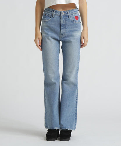 DENIM FLARE PANTS 牛仔喇叭褲