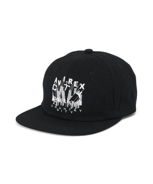 《AVIREX × CITY COUNTRY CITY》 EMB刺繡 6片結構 棒球帽