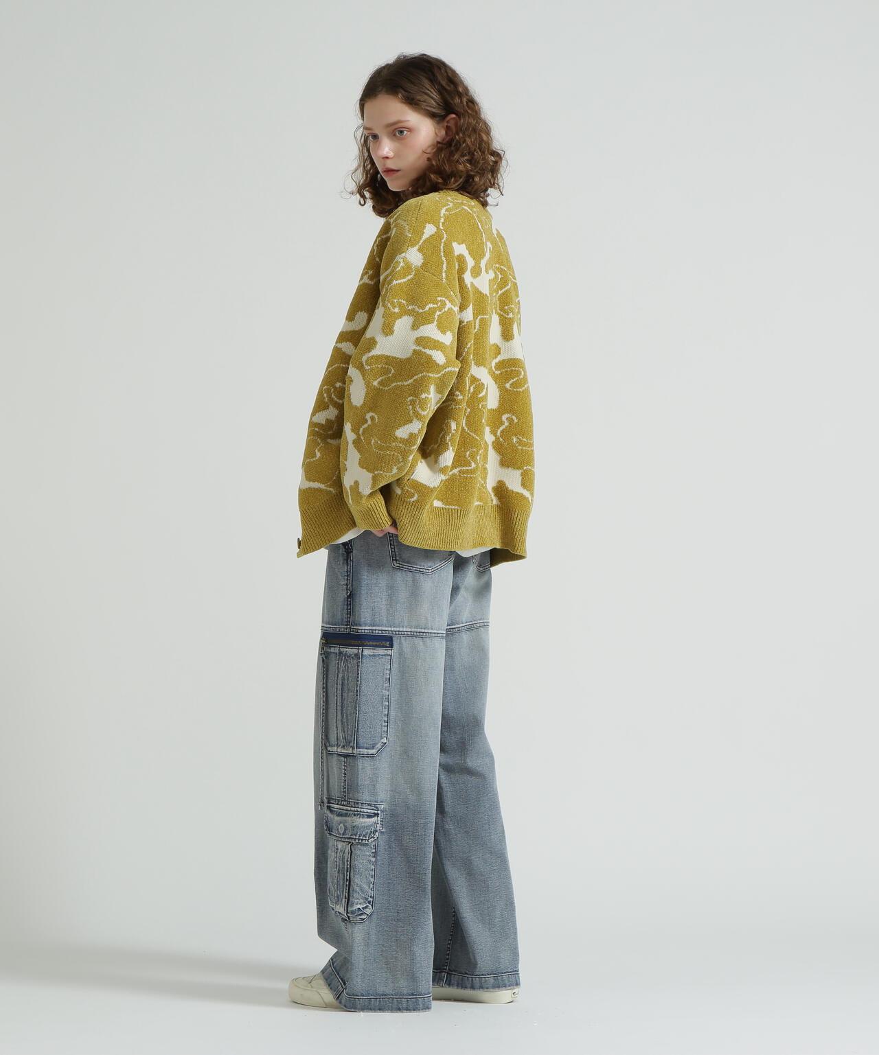 BOUCLE CAMO KNIT 針織開衫（門店限定）
