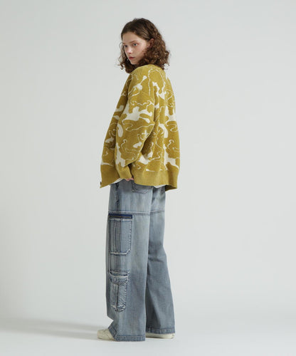 BOUCLE CAMO KNIT 針織開衫（門店限定）