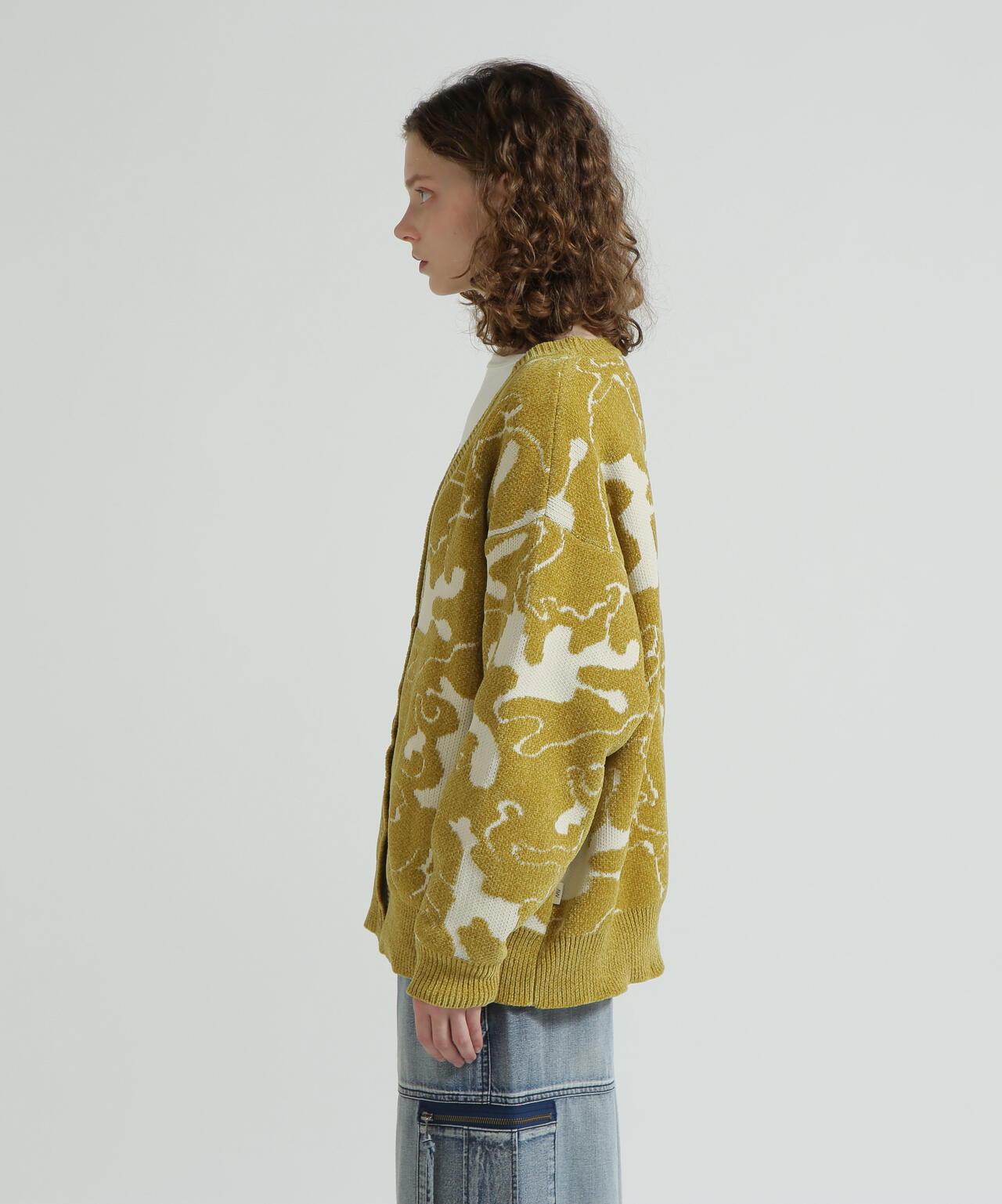 BOUCLE CAMO KNIT 針織開衫（門店限定）