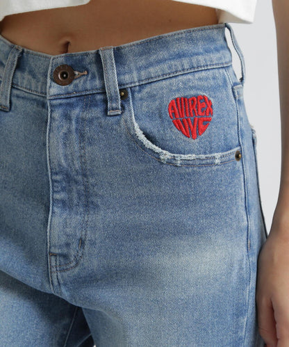 DENIM FLARE PANTS 牛仔喇叭褲