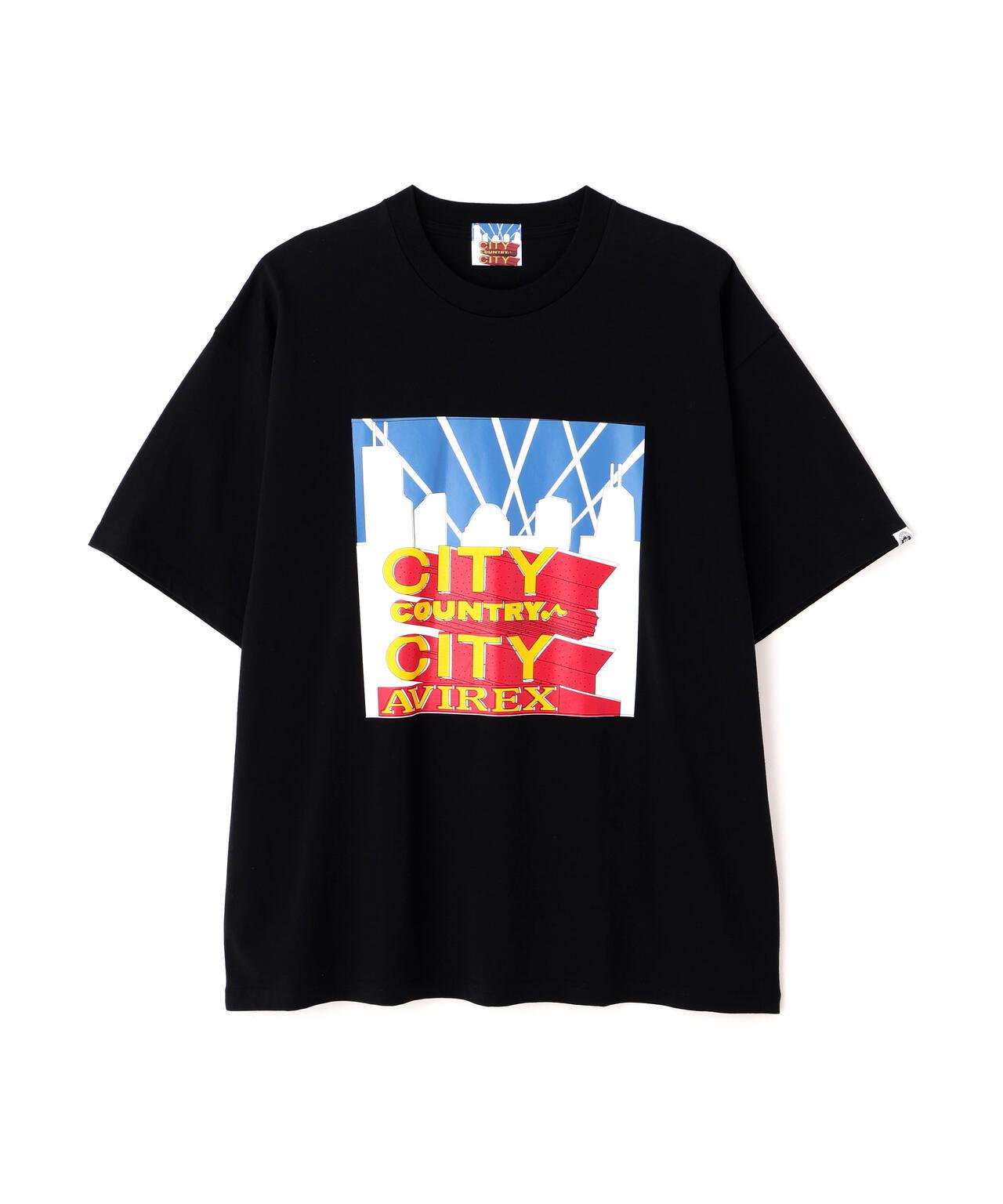 《AVIREX × CITY COUNTRY CITY》SIGNATURE T-SHIRT T恤