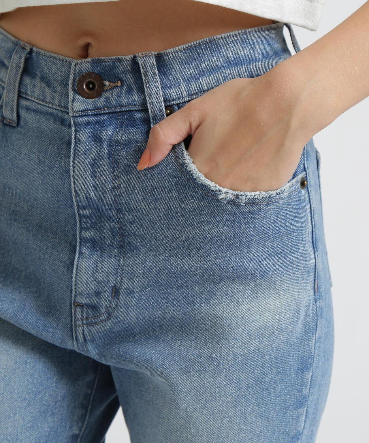 DENIM FLARE PANTS 牛仔喇叭褲