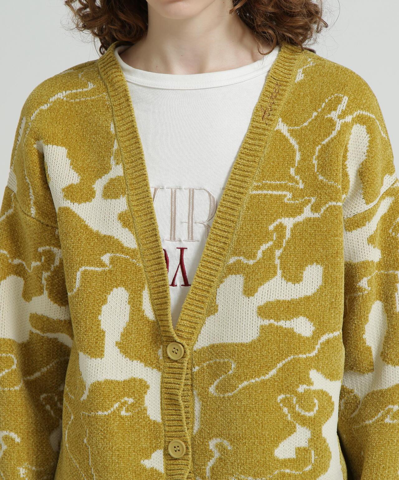 BOUCLE CAMO KNIT 針織開衫（門店限定）