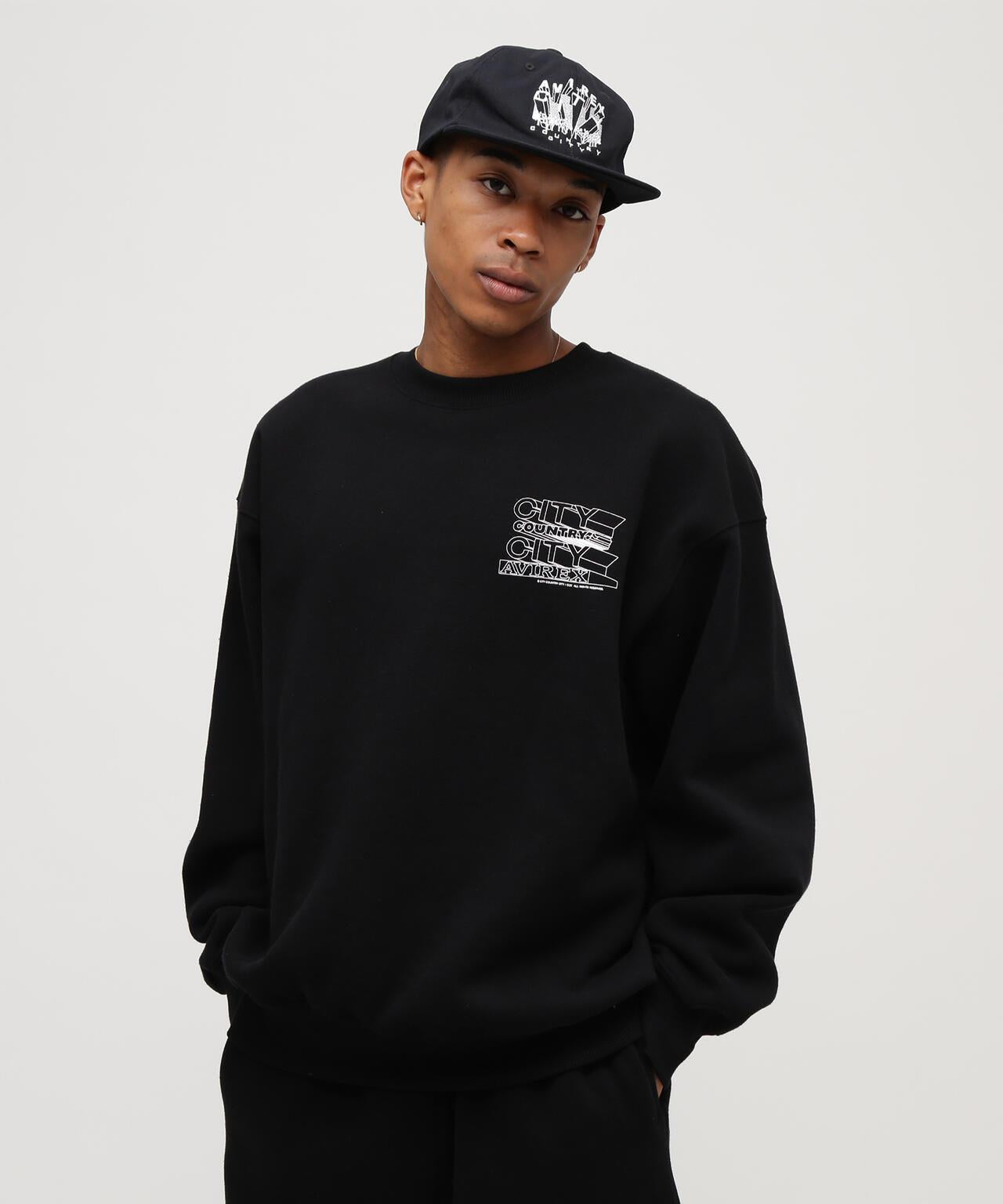 AVIREX × CITY COUNTRY CITY SIGNATURE CREW SWEAT 圓領衛衣