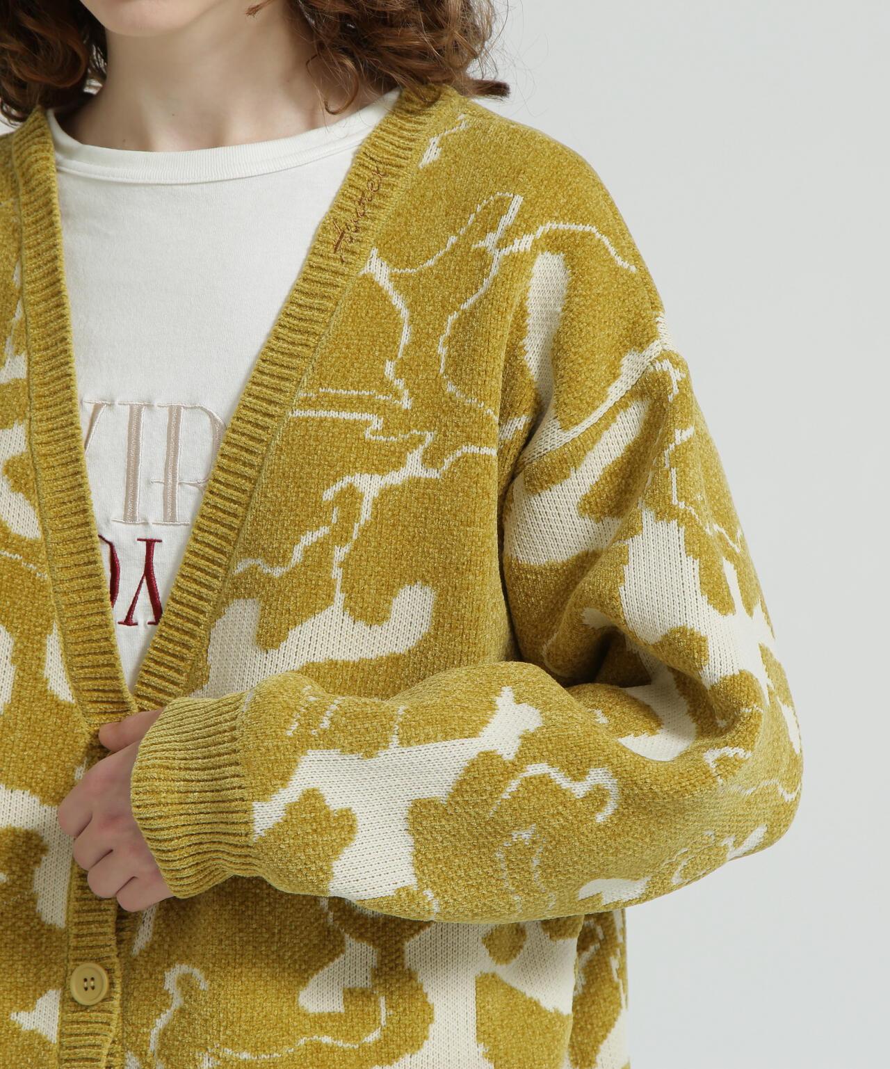 BOUCLE CAMO KNIT 針織開衫（門店限定）