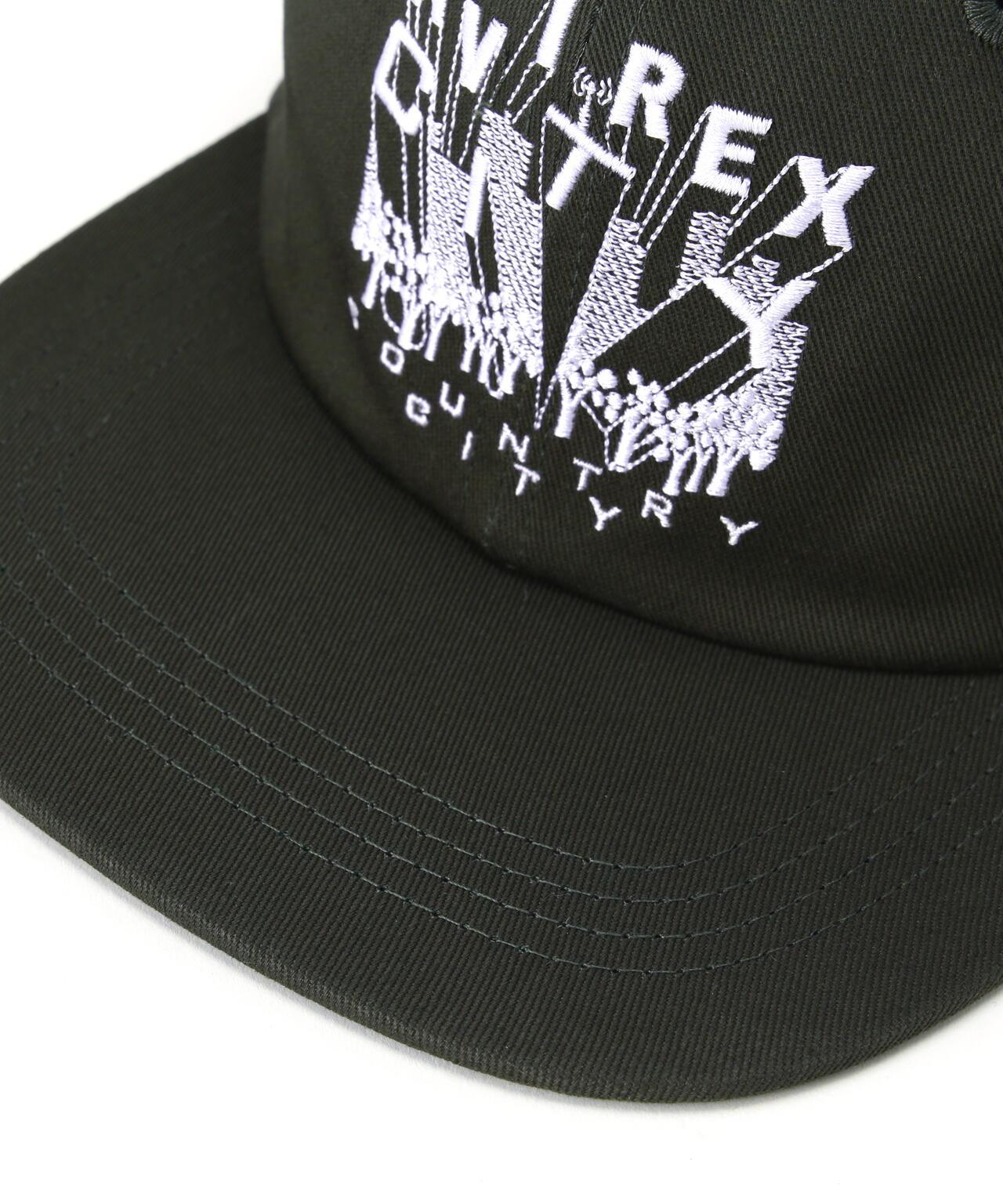 《AVIREX × CITY COUNTRY CITY》 EMB刺繡 6片結構 棒球帽