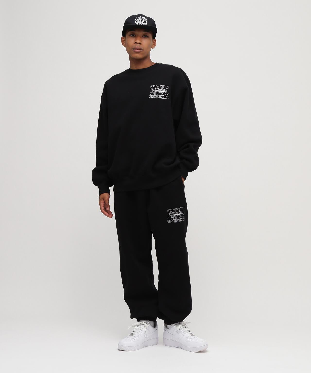 《AVIREX × CITY COUNTRY CITY》 SIGNATURE SWEAT PANTS 運動褲