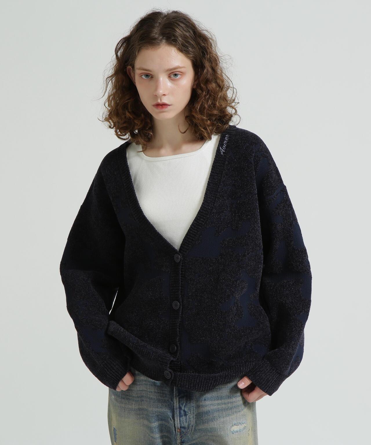BOUCLE CAMO KNIT 針織開衫（門店限定）