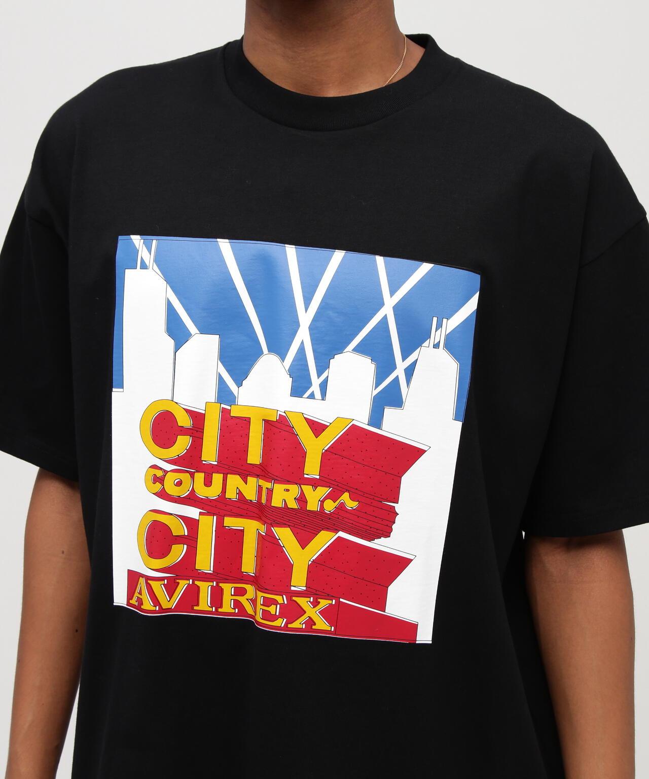 《AVIREX × CITY COUNTRY CITY》SIGNATURE T-SHIRT T恤
