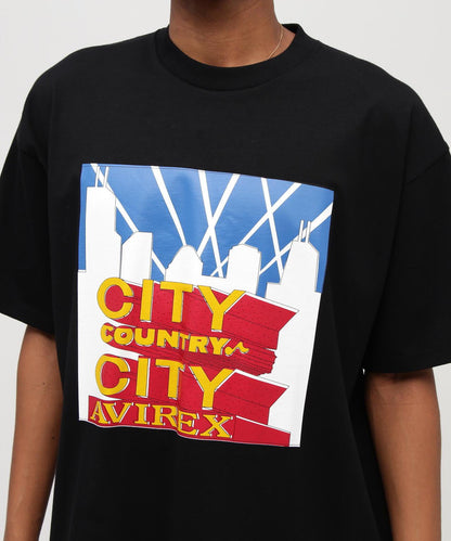 《AVIREX × CITY COUNTRY CITY》SIGNATURE T-SHIRT T恤
