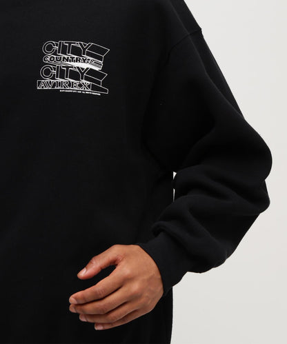 AVIREX × CITY COUNTRY CITY SIGNATURE CREW SWEAT 圓領衛衣