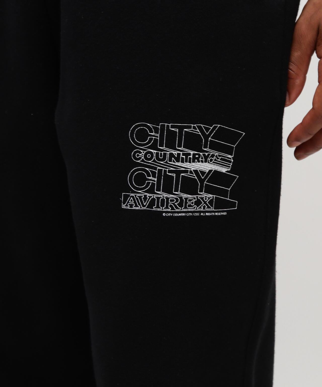 《AVIREX × CITY COUNTRY CITY》 SIGNATURE SWEAT PANTS 運動褲