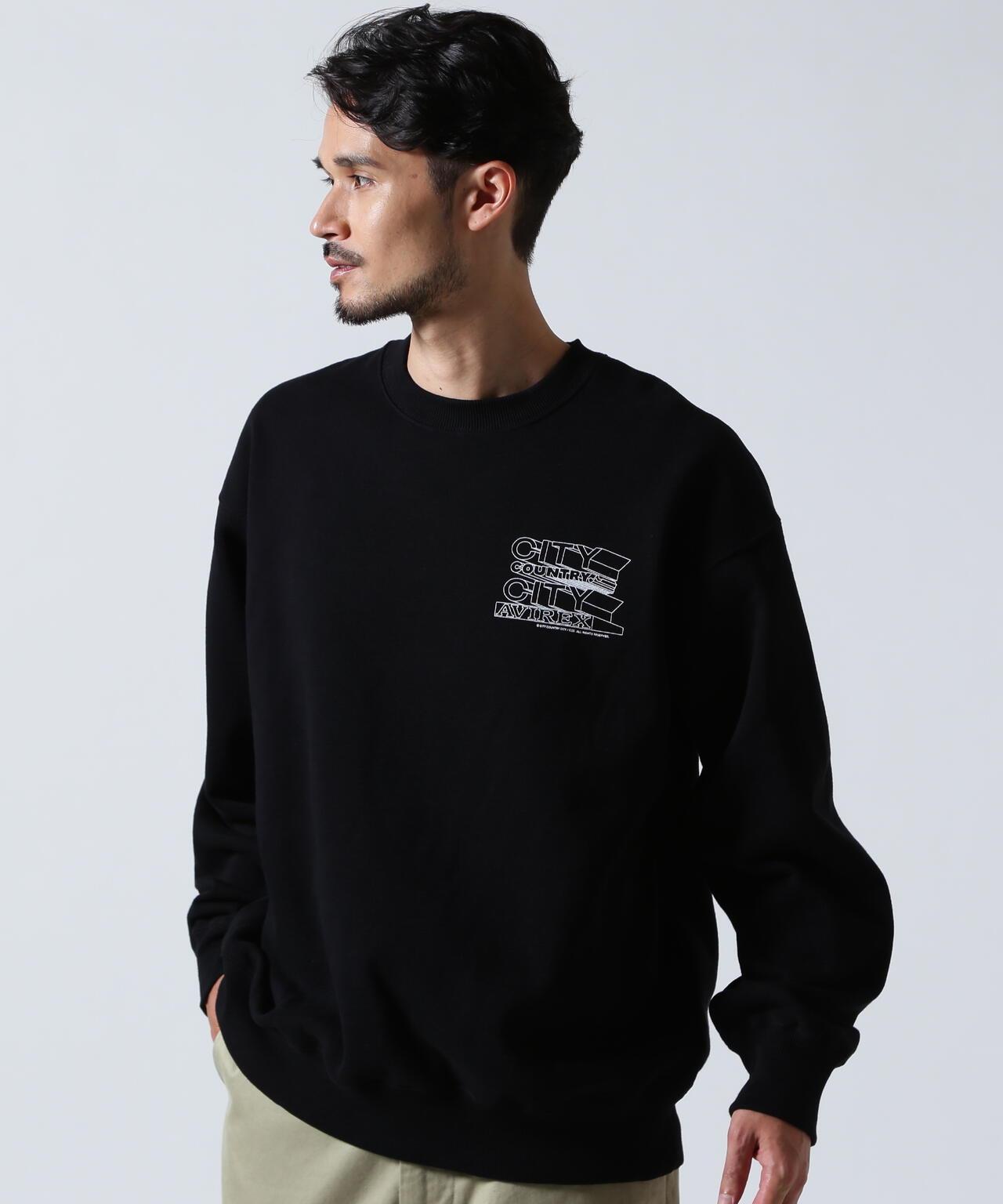 AVIREX × CITY COUNTRY CITY SIGNATURE CREW SWEAT 圓領衛衣