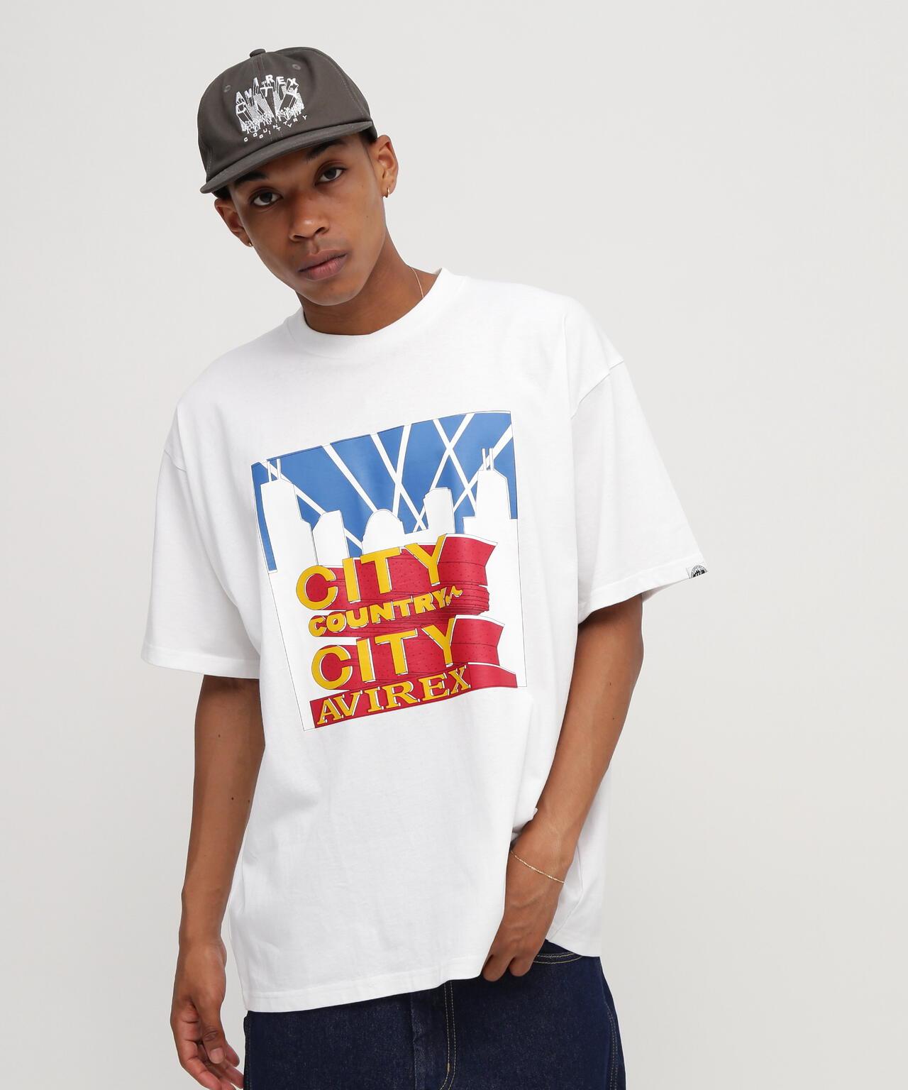 《AVIREX × CITY COUNTRY CITY》SIGNATURE T-SHIRT T恤