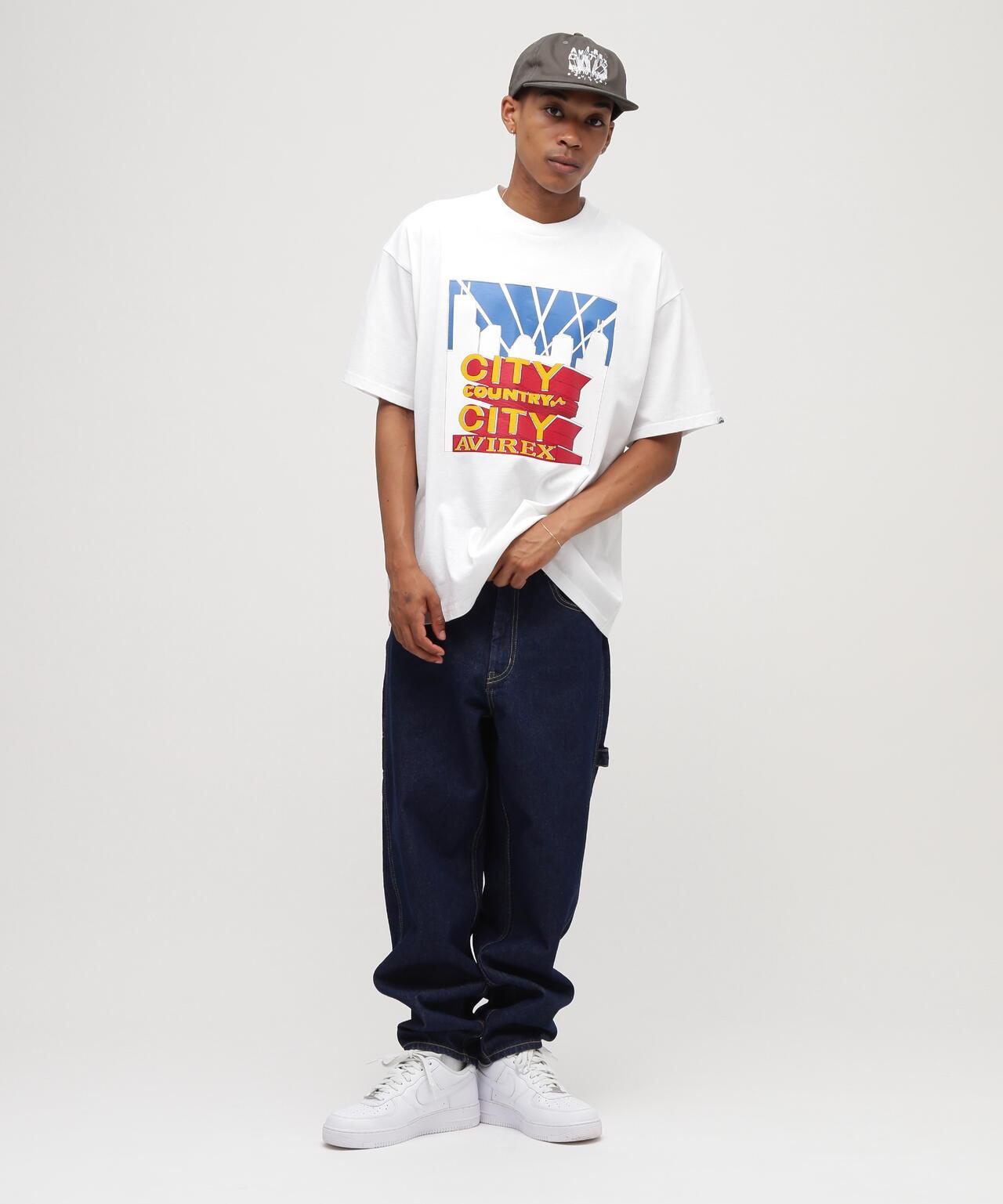 《AVIREX × CITY COUNTRY CITY》SIGNATURE T-SHIRT T恤