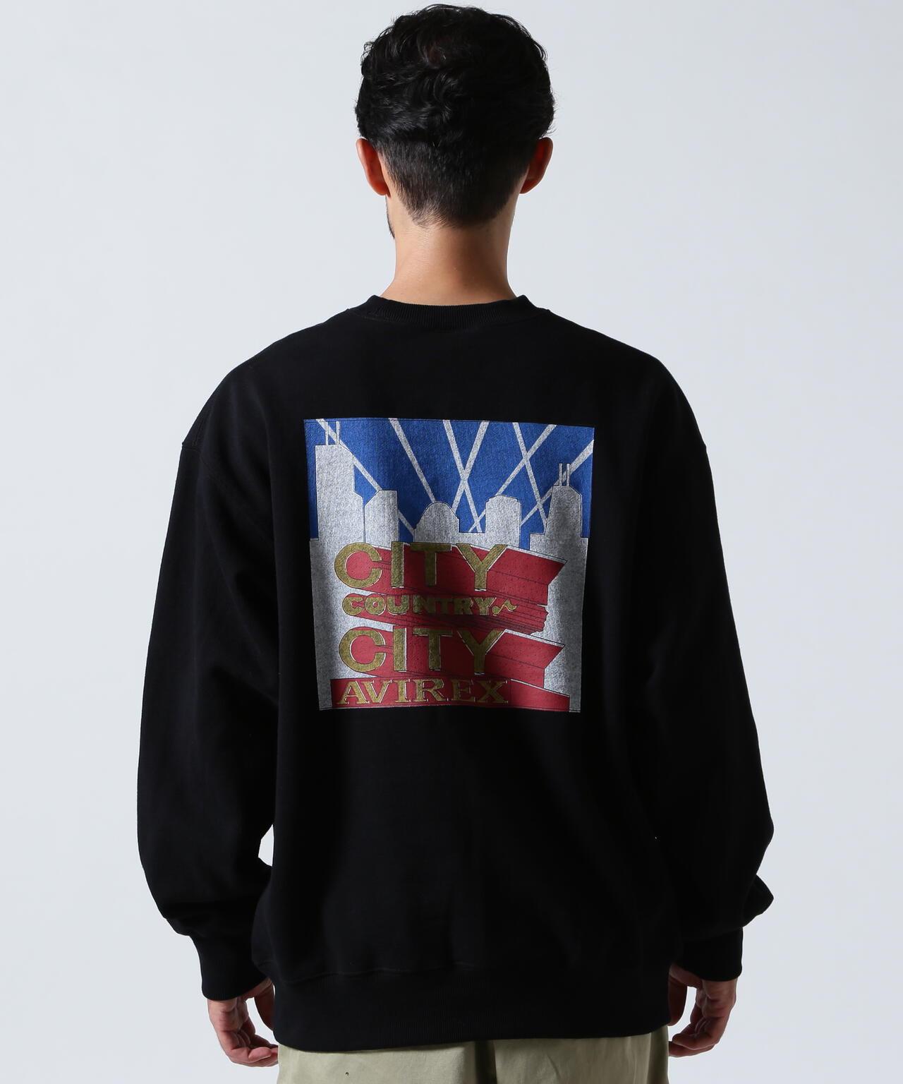 AVIREX × CITY COUNTRY CITY SIGNATURE CREW SWEAT 圓領衛衣