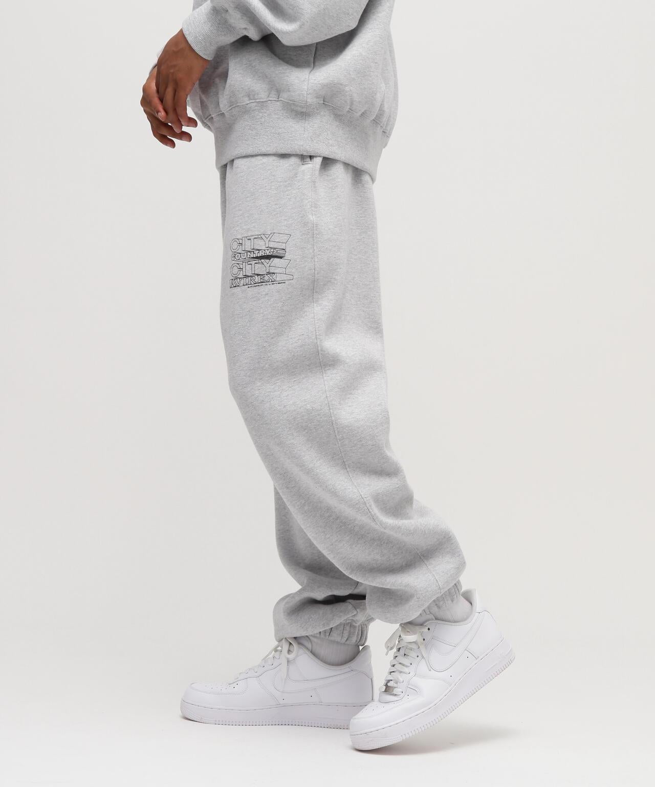 《AVIREX × CITY COUNTRY CITY》 SIGNATURE SWEAT PANTS 運動褲