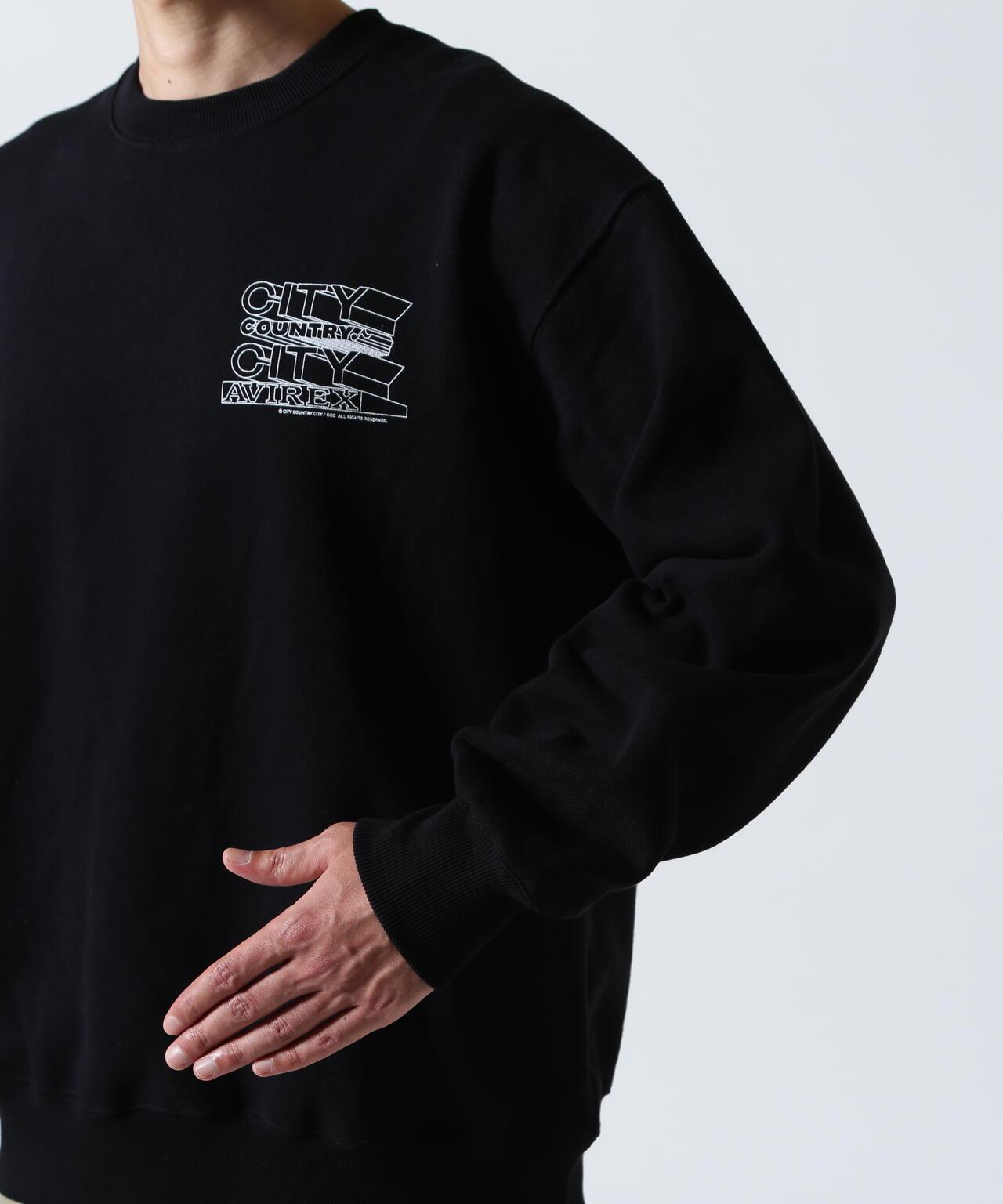 AVIREX × CITY COUNTRY CITY SIGNATURE CREW SWEAT 圓領衛衣