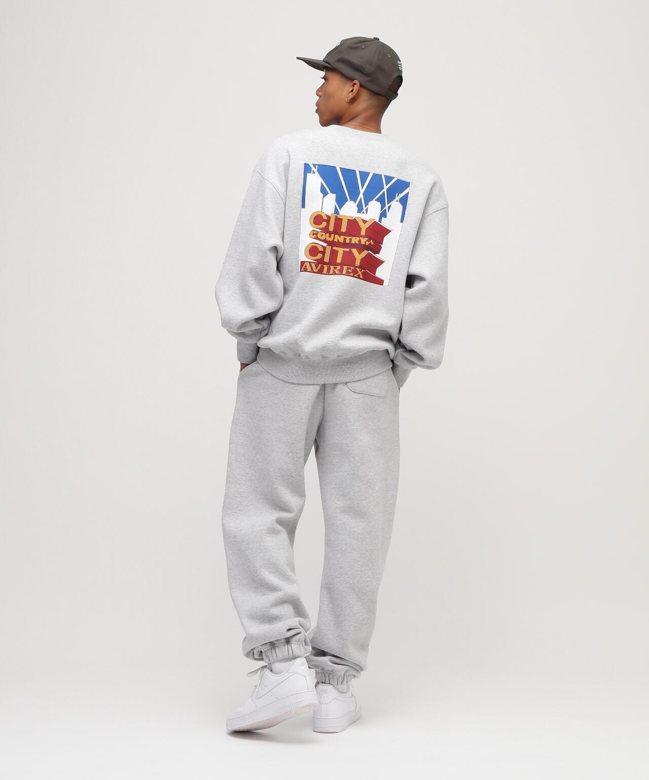 《AVIREX × CITY COUNTRY CITY》 SIGNATURE SWEAT PANTS 運動褲