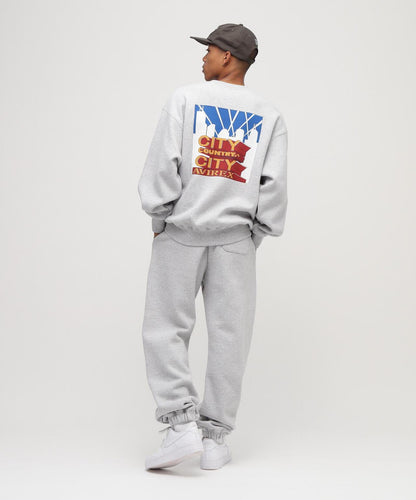 AVIREX × CITY COUNTRY CITY SIGNATURE CREW SWEAT 圓領衛衣