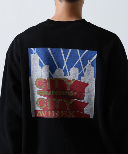 AVIREX × CITY COUNTRY CITY SIGNATURE CREW SWEAT 圓領衛衣