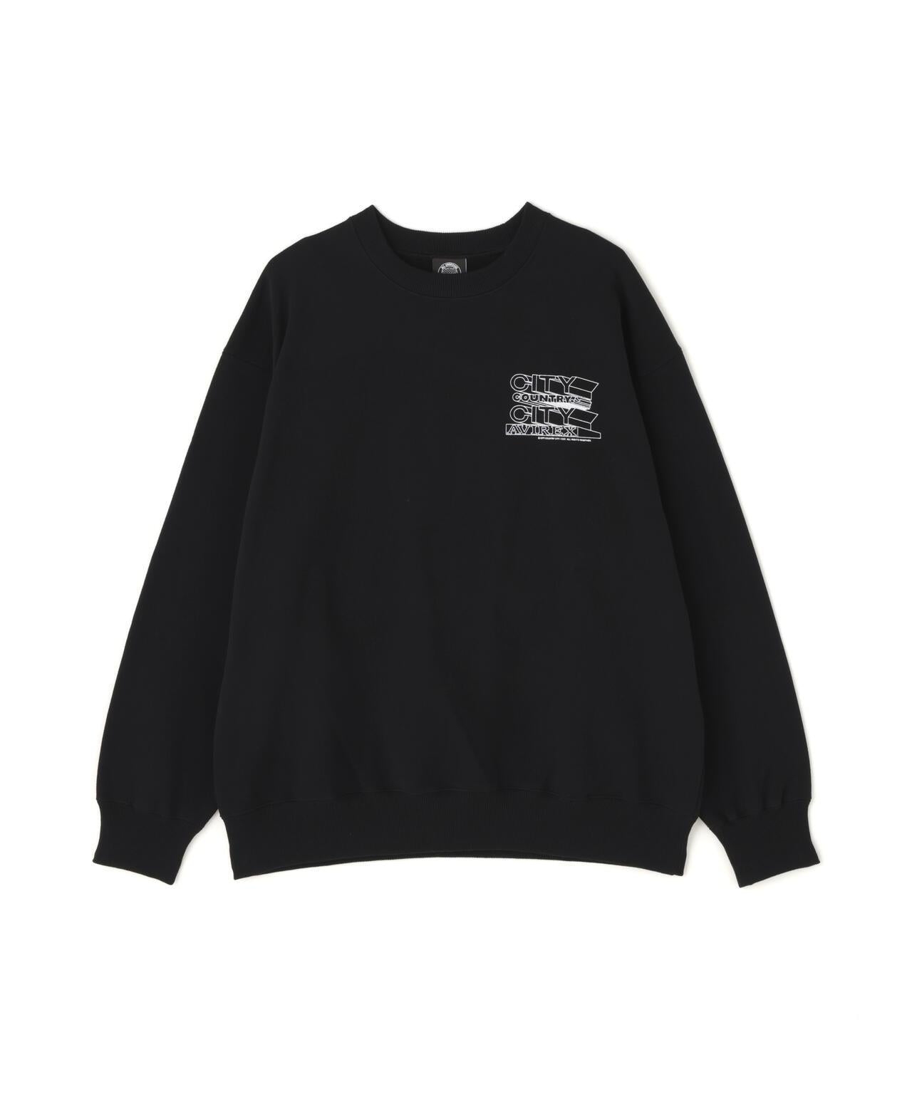 AVIREX × CITY COUNTRY CITY SIGNATURE CREW SWEAT 圓領衛衣