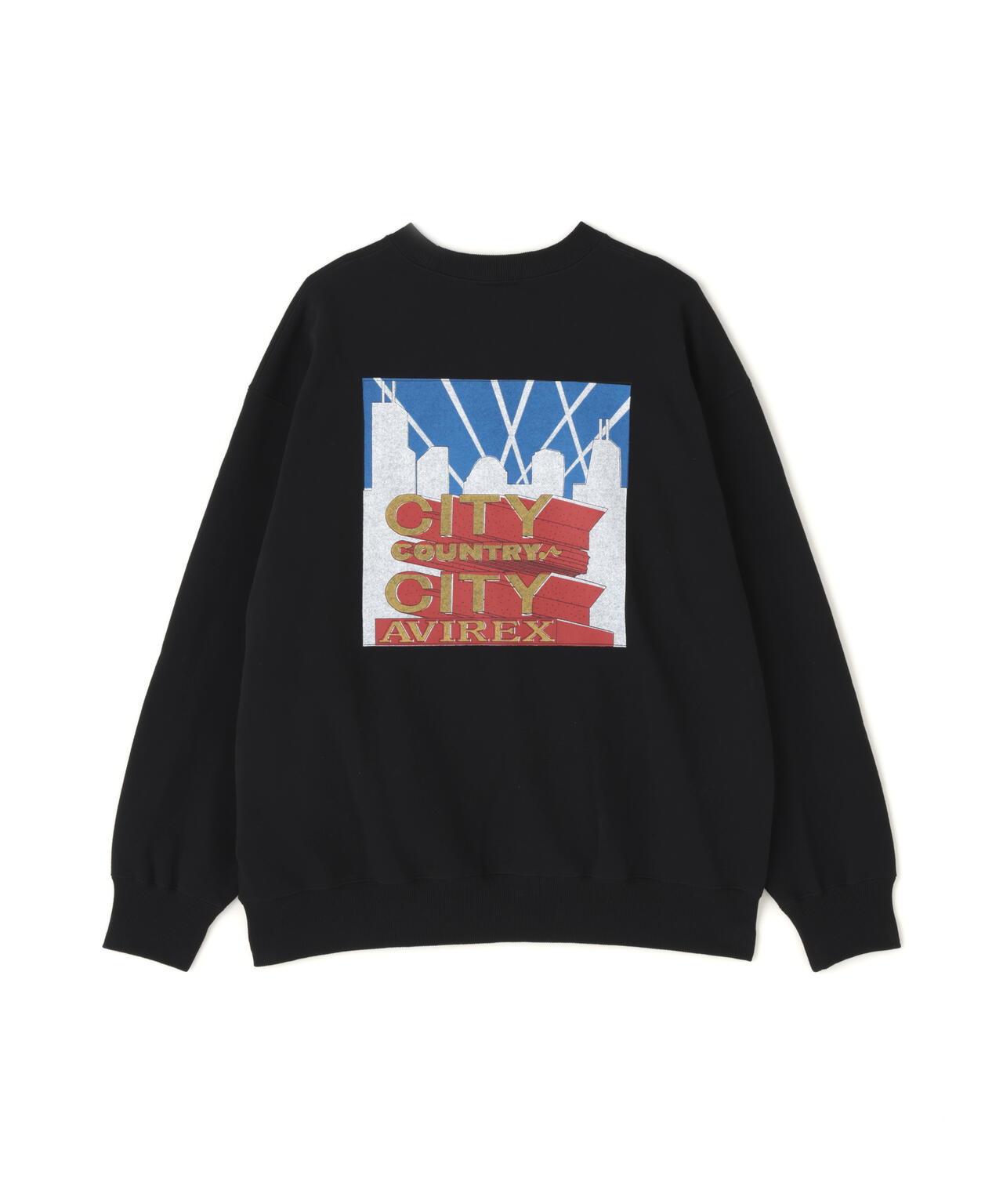 AVIREX × CITY COUNTRY CITY SIGNATURE CREW SWEAT 圓領衛衣