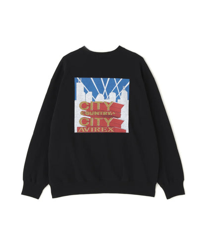 AVIREX × CITY COUNTRY CITY SIGNATURE CREW SWEAT 圓領衛衣