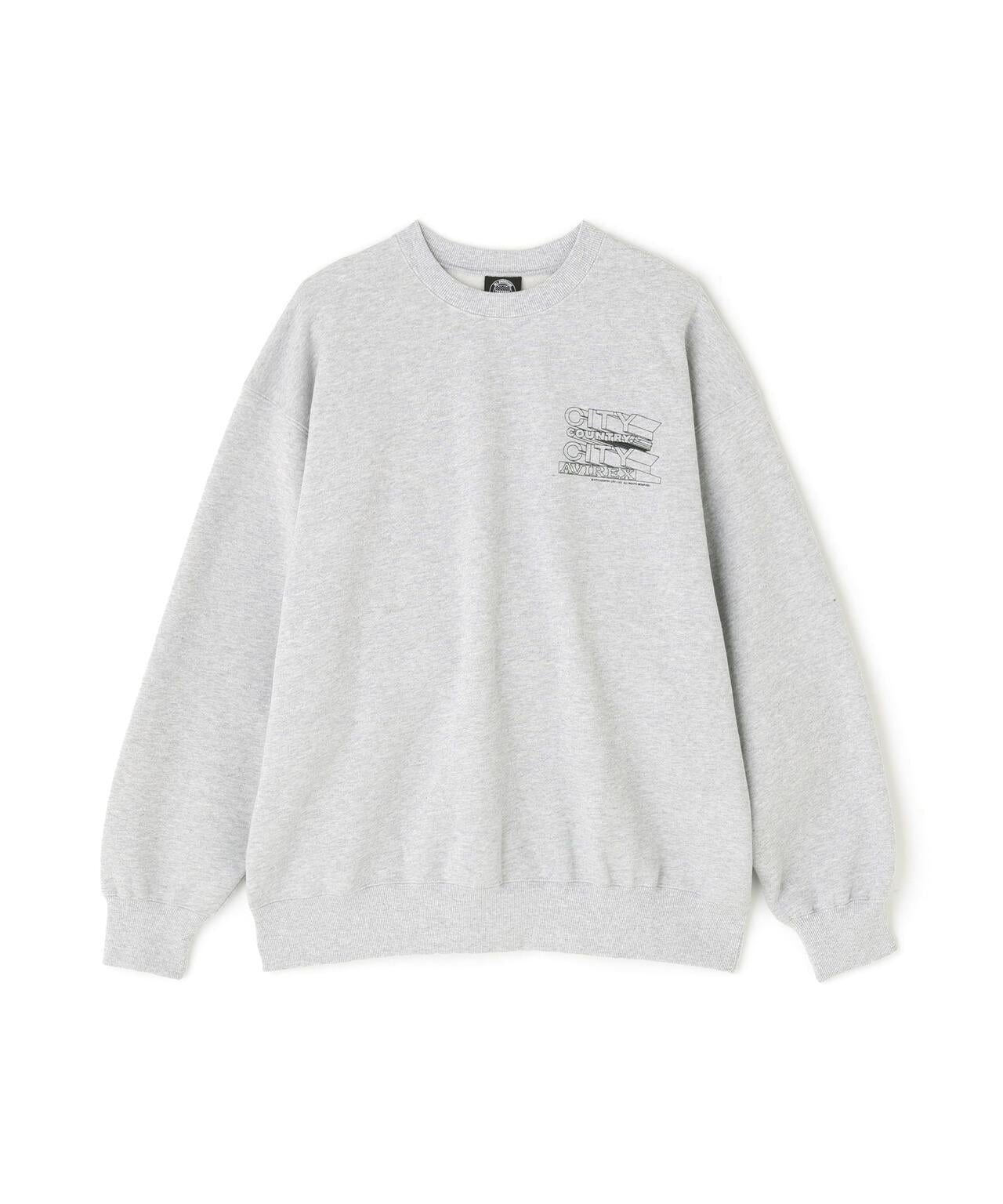 AVIREX × CITY COUNTRY CITY SIGNATURE CREW SWEAT 圓領衛衣