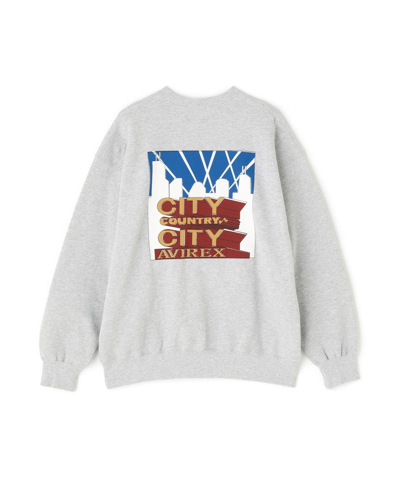 AVIREX × CITY COUNTRY CITY SIGNATURE CREW SWEAT 圓領衛衣