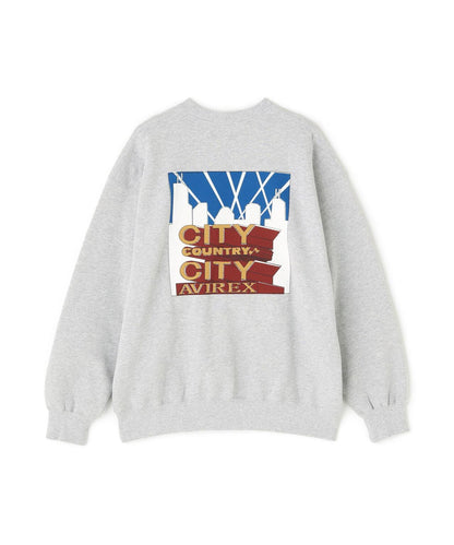 AVIREX × CITY COUNTRY CITY SIGNATURE CREW SWEAT 圓領衛衣