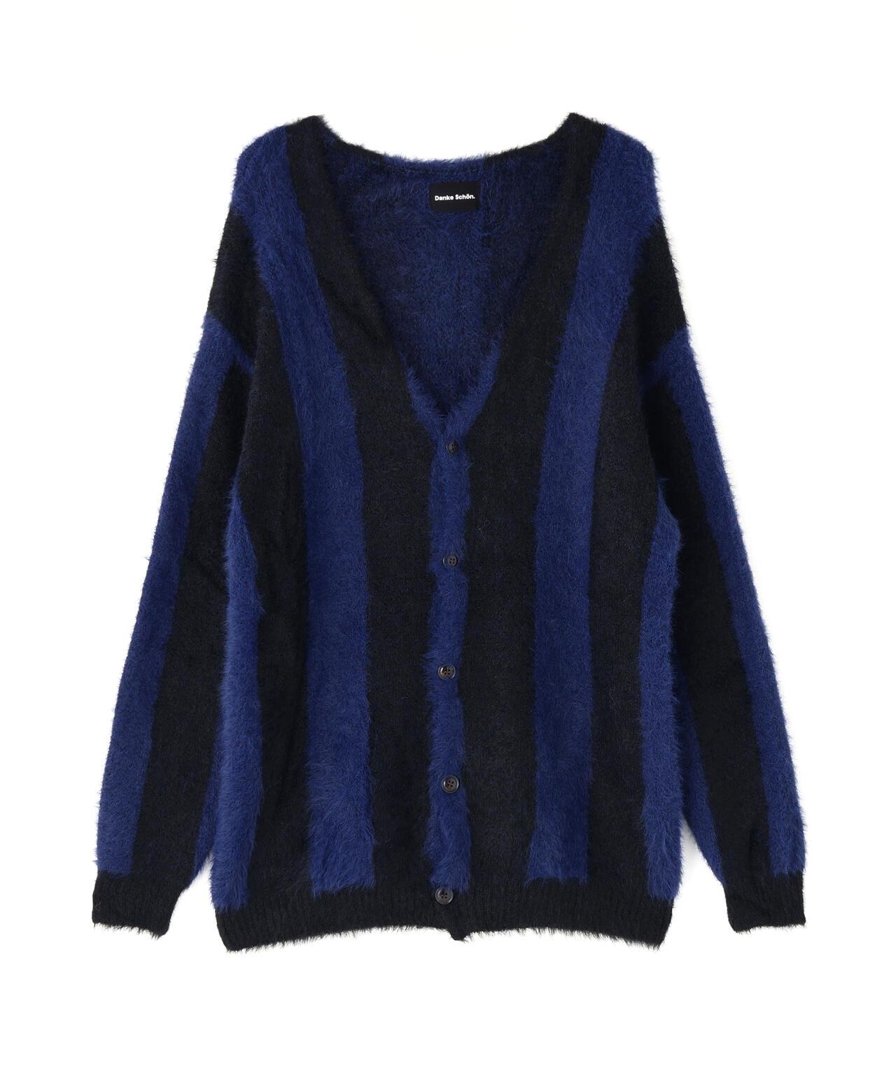 DankeSchon SHAGGY STRIPE CARDIGAN 針織開衫