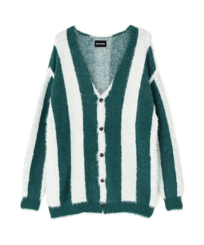 DankeSchon SHAGGY STRIPE CARDIGAN 針織開衫