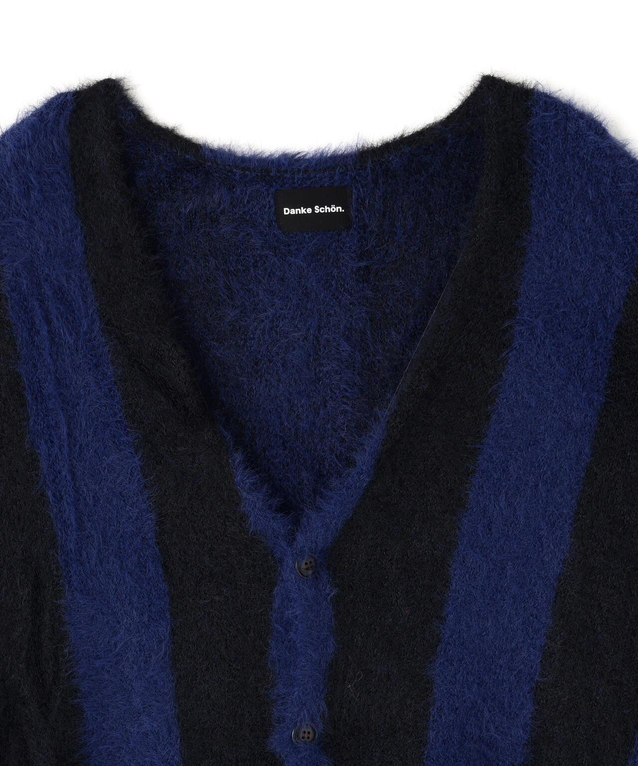 DankeSchon SHAGGY STRIPE CARDIGAN 針織開衫