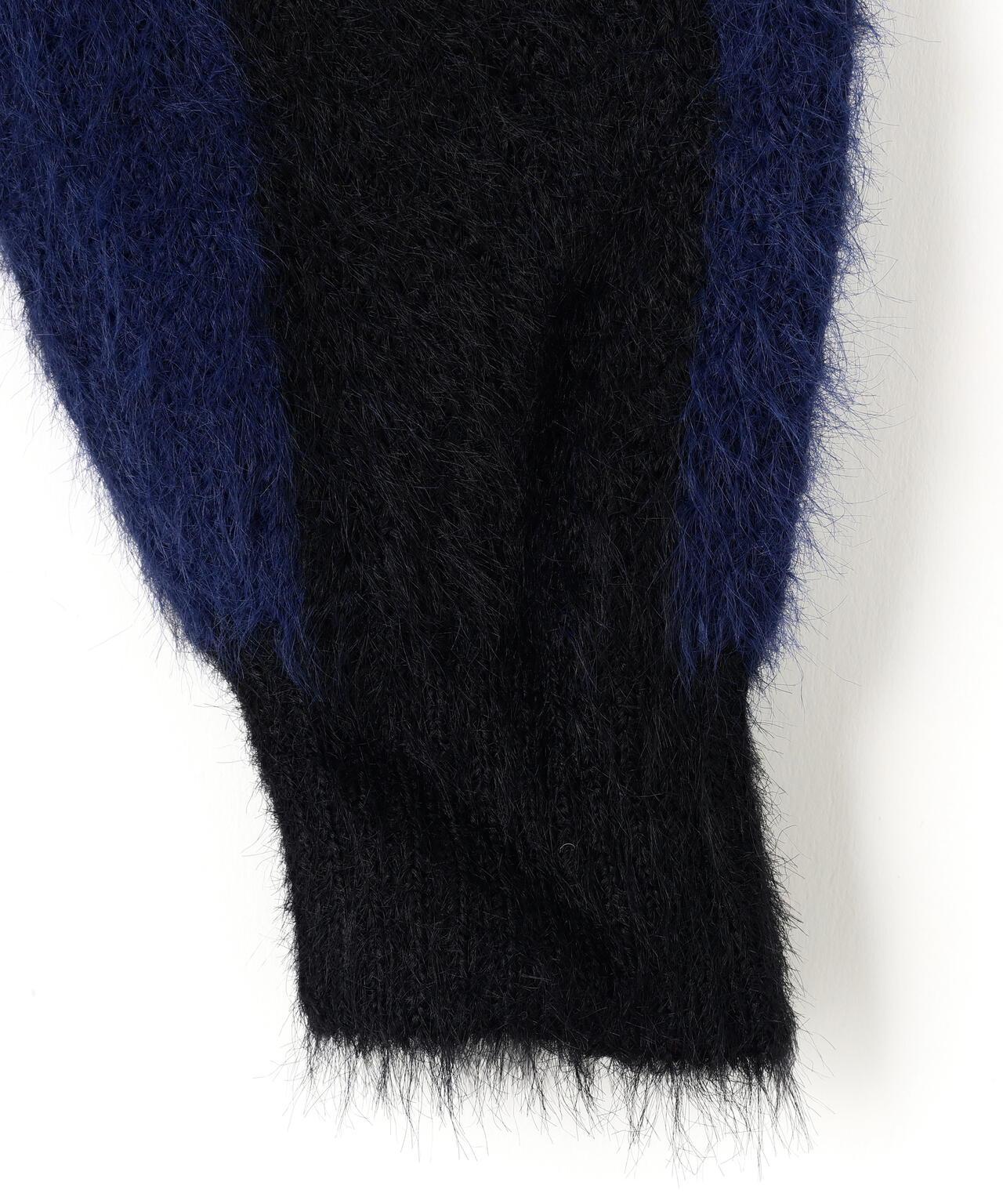 DankeSchon SHAGGY STRIPE CARDIGAN 針織開衫