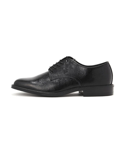 Kenford Fineshoes MENS CLASSIC PLAIN TOE BLACK PAISLEY 男士皮鞋