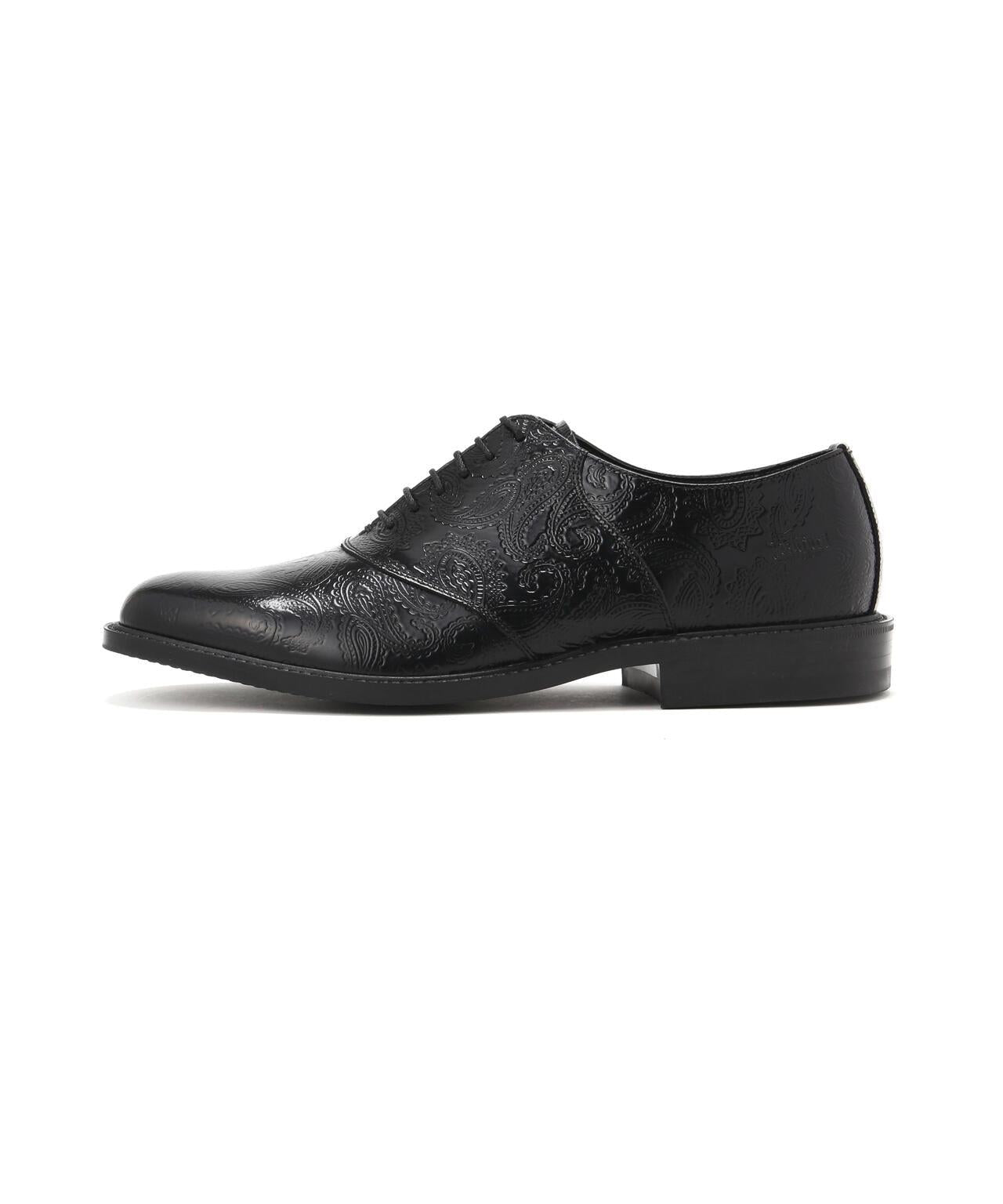 男士CLASSIC SADDLE設計 BLACK PAISLEY圖案 鞋