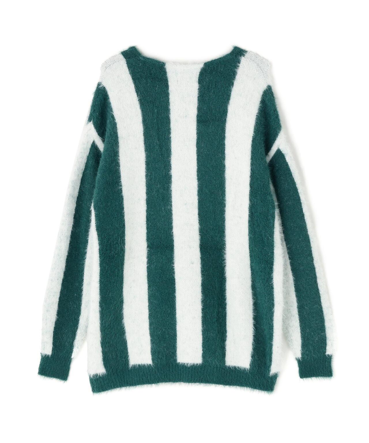 DankeSchon SHAGGY STRIPE CARDIGAN 針織開衫