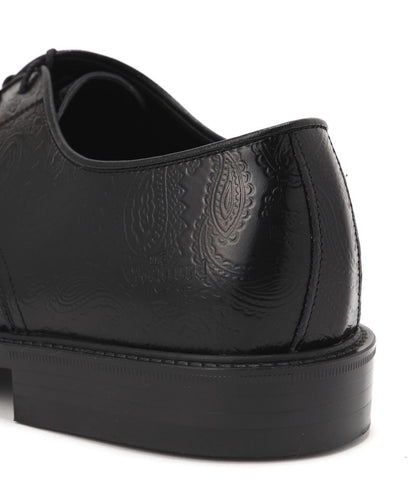 Kenford Fineshoes MENS CLASSIC PLAIN TOE BLACK PAISLEY 男士皮鞋