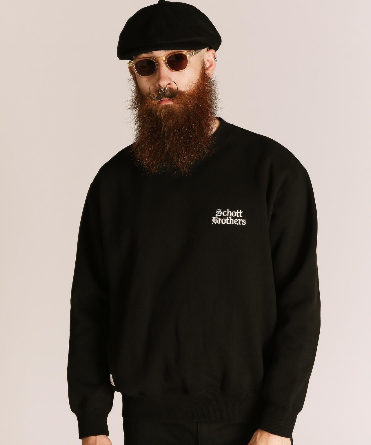 B.S. CREW SWEAT 黑羊圖案圓領衛衣