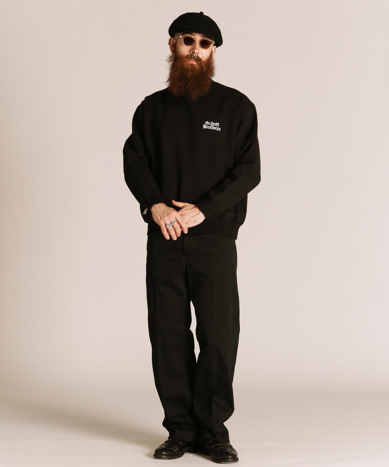 B.S. CREW SWEAT 黑羊圖案圓領衛衣